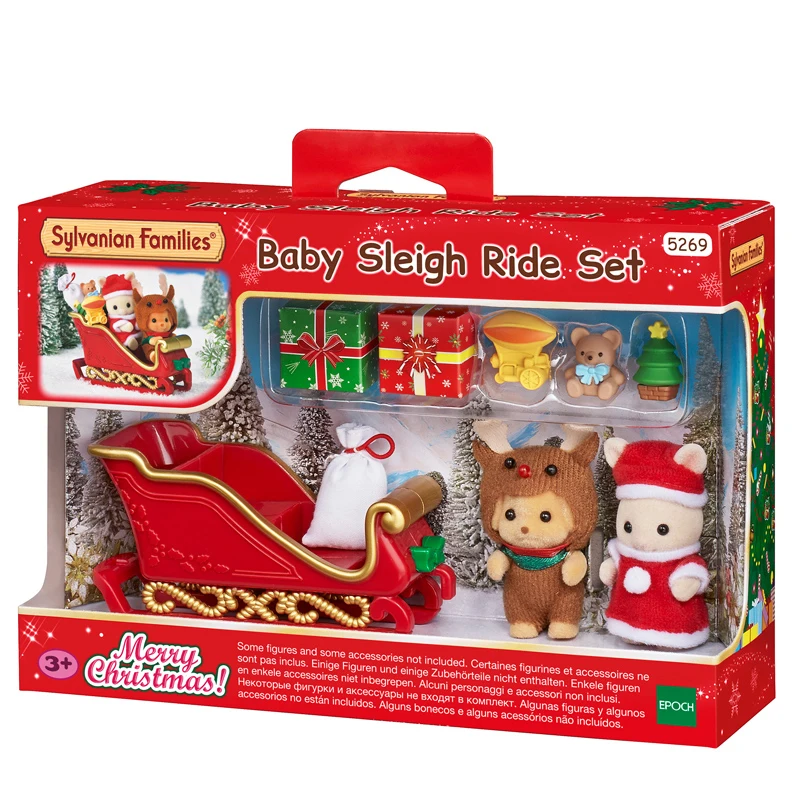 

Sylvanian Families Furry Dollhouse Playset Toy Figures Limited Edition Christmas Set Girl Gift New #5269