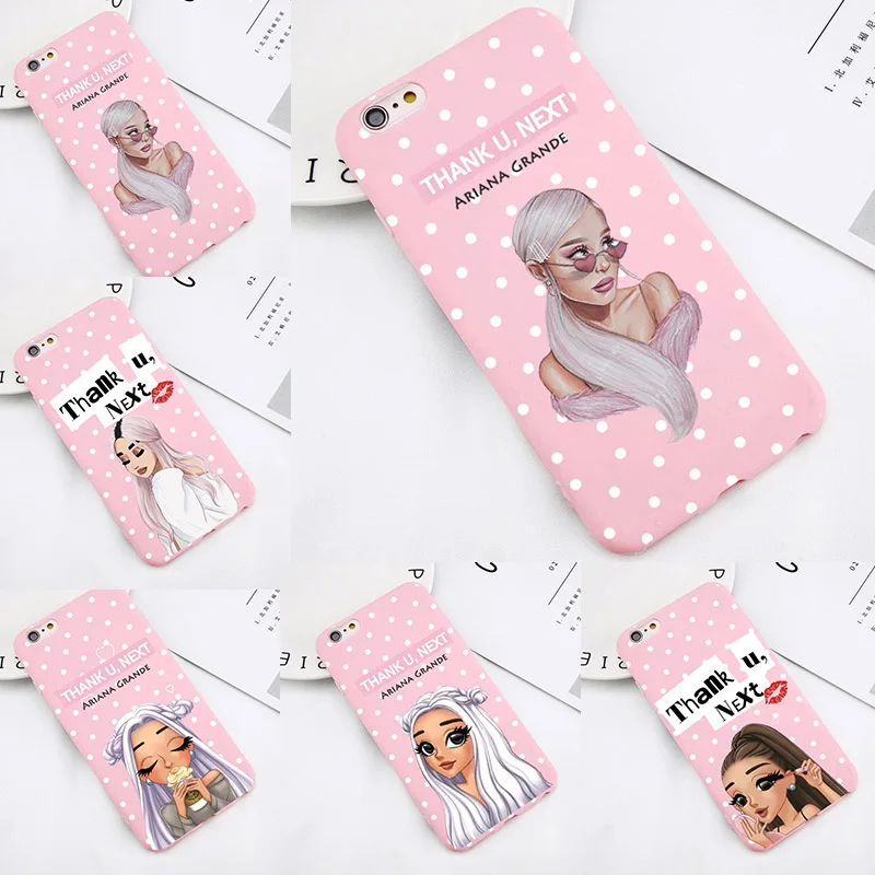 Чехол Ariana Grande Ag ciciber thank u, the next adoante из ТПУ для iPhone 4 5 6 7 8 plus x XR fundas Capa Cover