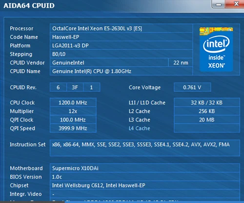 Сервер Процессор процессор Ксеон E5-2630Lv3 ES QS qeyx Процессор 1,8 GHz 8-ядерный E5 V3 2630LV3 LAG2011 восемь octa ядро octa-Core 16 нить 70 Вт