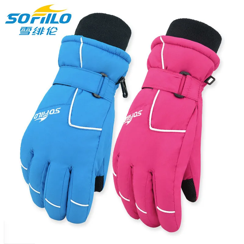 Теплые зимние мужские перчатки женские водонепроницаемые мотоциклетные лыжные перчатки для взрослых снегоход «Snow» перчатки ST32