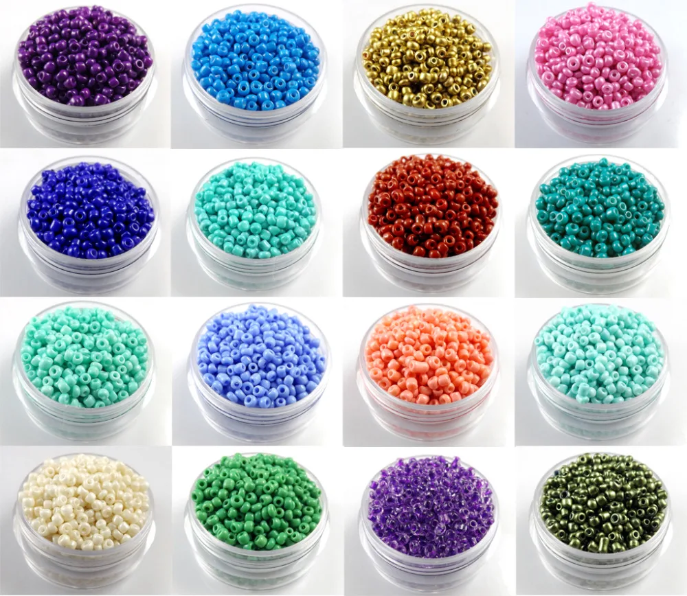 Wholesale 300pcs 4mm Czech Glass Seed Round Spacer beads Jewelry Making DIY