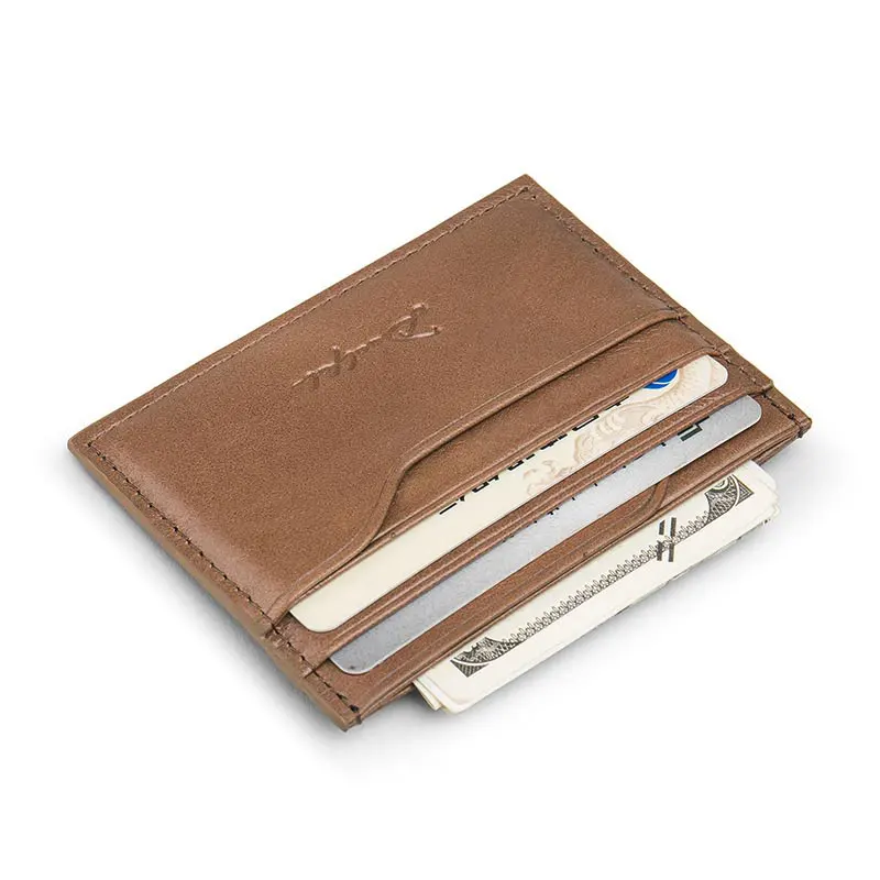 

Men Wallet Genuine Leather Men Wallets Cowhide Coin Purse Mini Credit&id Wallets Smore Male Purse Vintage Business Card Holder