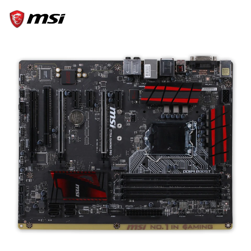 Original New MSI Z170A GAMING M5 Desktop Motherboard Z170 LGA 1151 i3