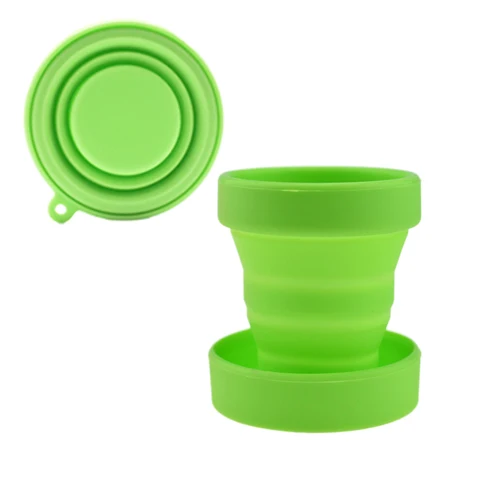 Copa стерилизатор менструальная чашка складные силиконовые чашки гибкие чистые менструальные чашки перерабатываемые кемпинг складной стерилизатор чашка - Цвет: GREEN