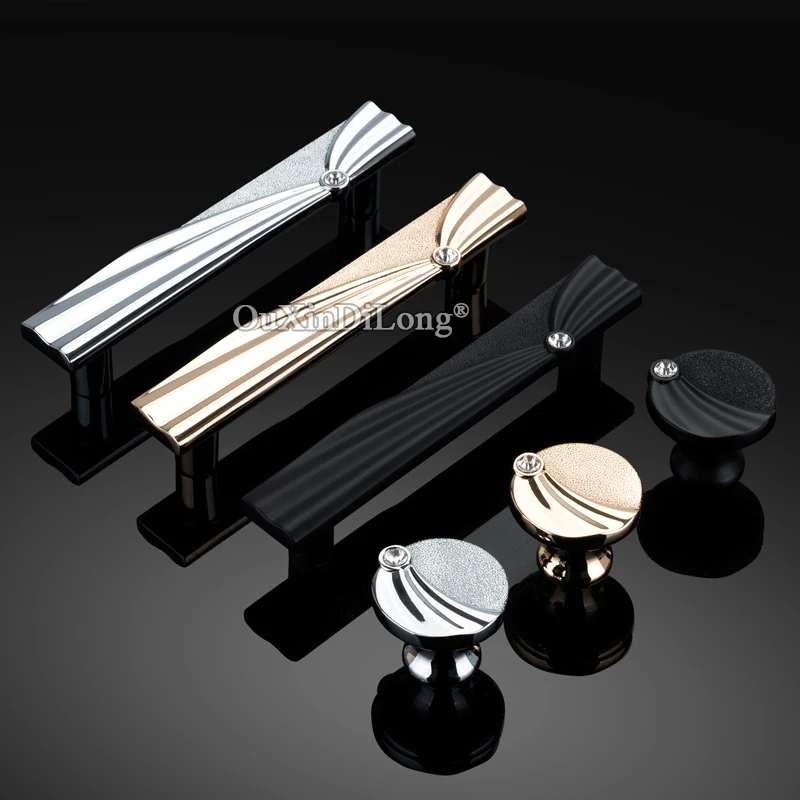 Buy Luxury 10PCS European Inlaid Crystal Kitchen Door