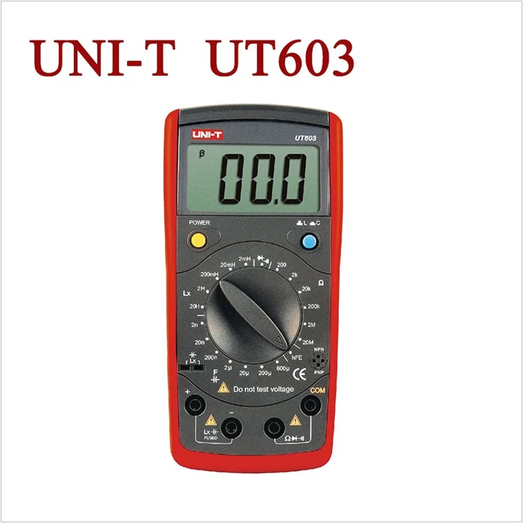 Manual Range Inductance Capacitance Meters UNI T UT603 LCR Meter