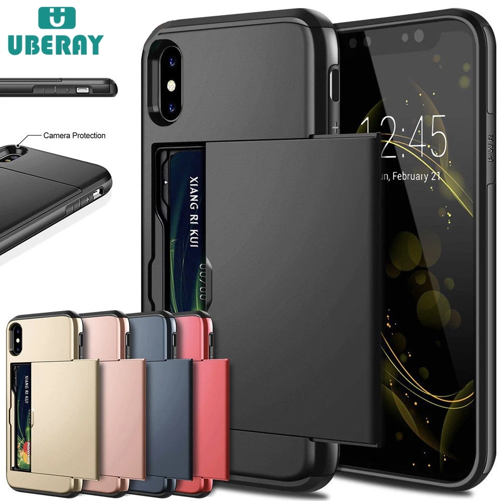 Бизнес-чехлы для телефонов iPhone X XS Max XR чехол чехол-кошелек 7 8 Plus 6 6s 5 5S SE | Мобильные