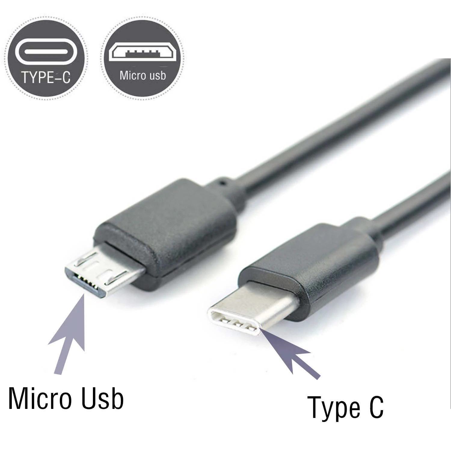 Color : Gold Happyshopping USB Data Cable Aluminum Micro USB to USB 3.1 Type-c Converter Adapter,Simple and Practical Black Color : Gold Happyshopping USB Data Cable Aluminum Micro USB to USB 3.1 Type-c Converter Adapter,Simple and Practical Black