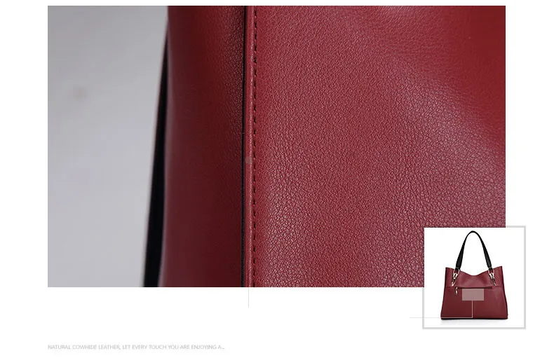 LAORENTOU/Новинка, Брендовая женская качественная кожаная сумка, известные бренды, модная повседневная женская сумка на плечо, хит цвета, сумка из воловьей кожи