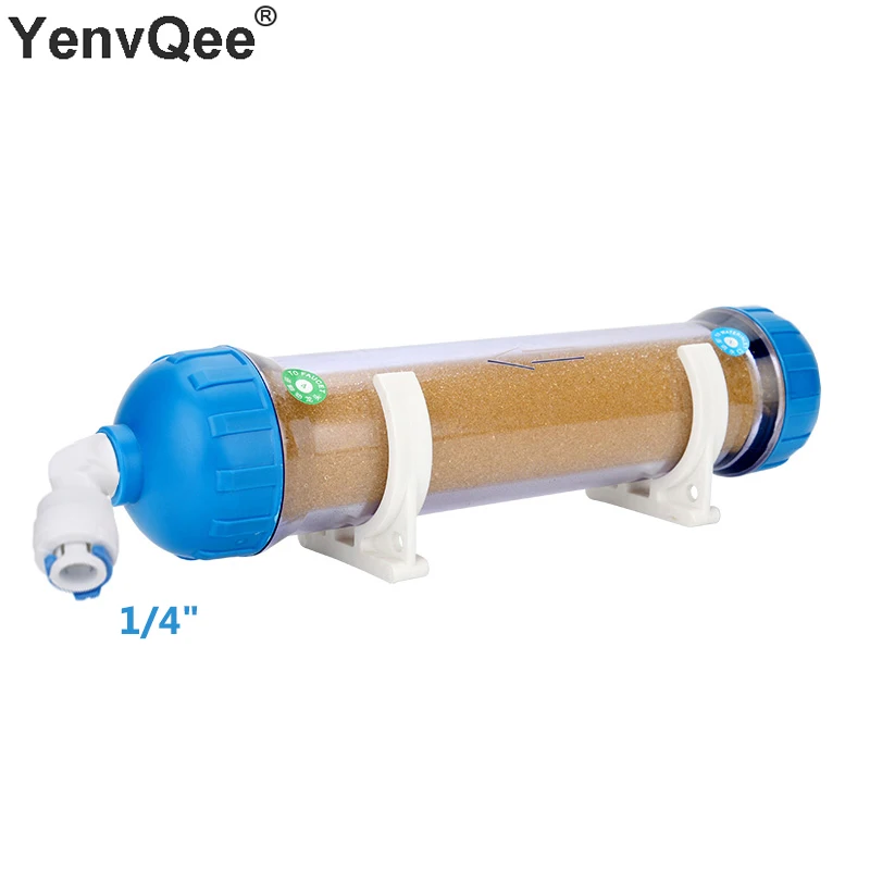 RO Refillable T33 Housing DIY Fill Water Filter Cartridge filled with Ion Exchange Resin Remove Scal/Softening Water Quality RO Refillable T33 Housing DIY Fill Water Filter Cartridge filled with Ion Exchange Resin Remove Scal/Softening Water Quality
