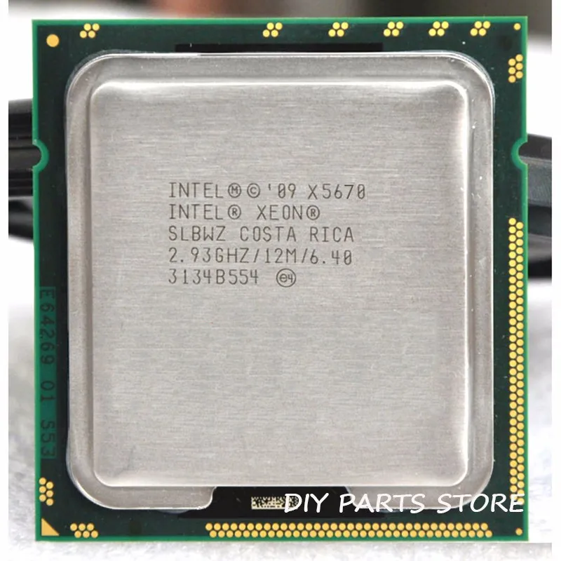 Процессор INTEL XONE X5670 процессор INTEL X5670 LGA 1366 шесть ядер 2,93 МГц LeveL2 12M 6 ядер