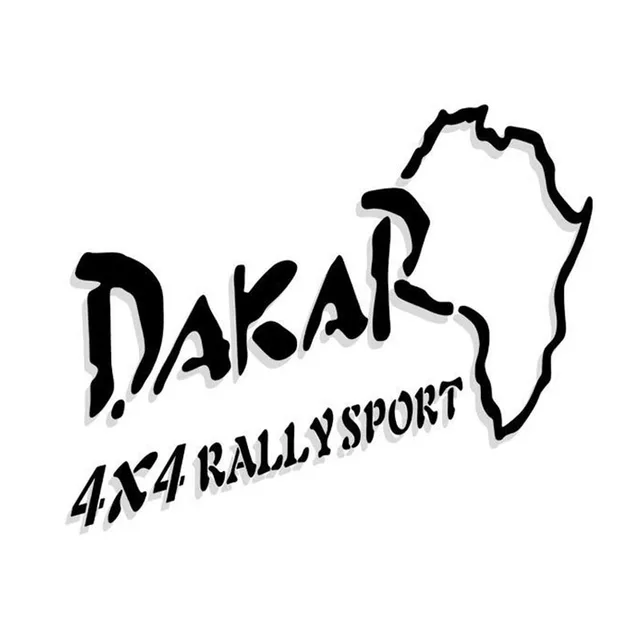 29 *18 cm DAKAR RALLY SPORT DAKAR Dakar Off Road Car Stickers Car Sticker Decals Map N7870 on