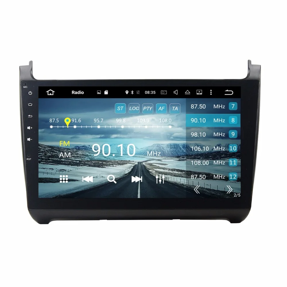 Flash Deal Octa Core 10.1" Android 9.0 Car Radio DVD GPS for Volkswagen POLO 2015 With 4GB RAM Bluetooth 64GB ROM stereo navigation 64G ROM 3