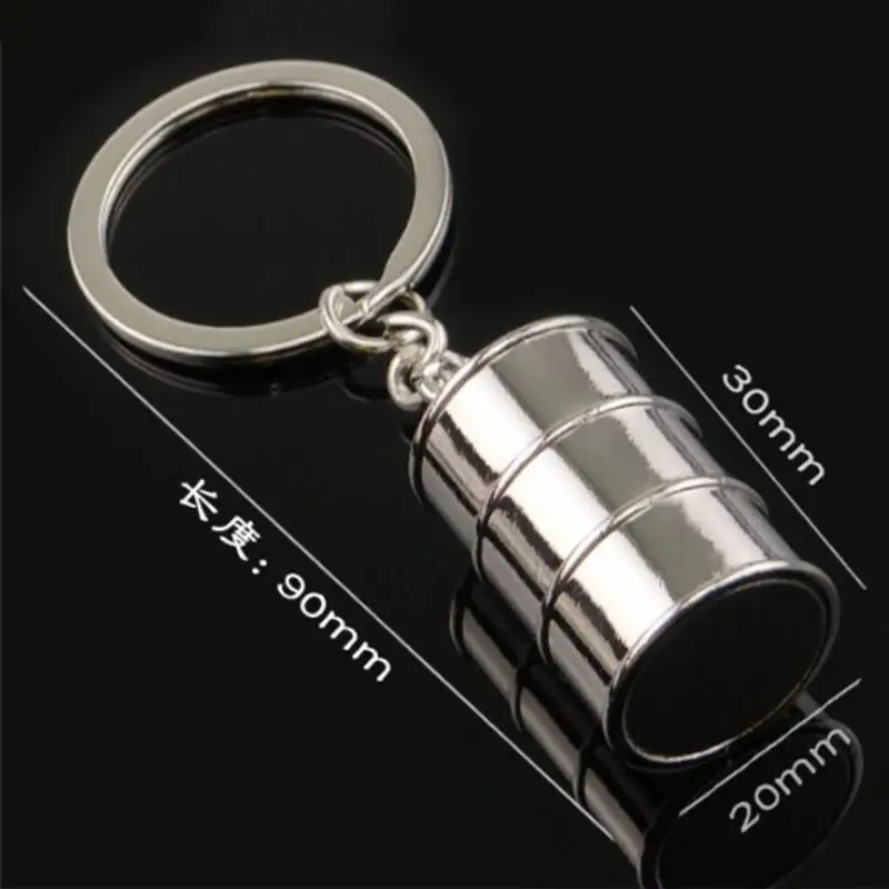 

Creative 3D Key Ring Bucket Barrel Oil Drum Keychain Keys Organizer Storage Keychain Fashion Portable Zinc Alloy Pendant Gifts