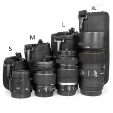4 шт./лот lightdow высокое качество dslr мягкий протектор объектива камеры мешок c arry Сумка Sml XL Размер 4 в 1 Комплект набор