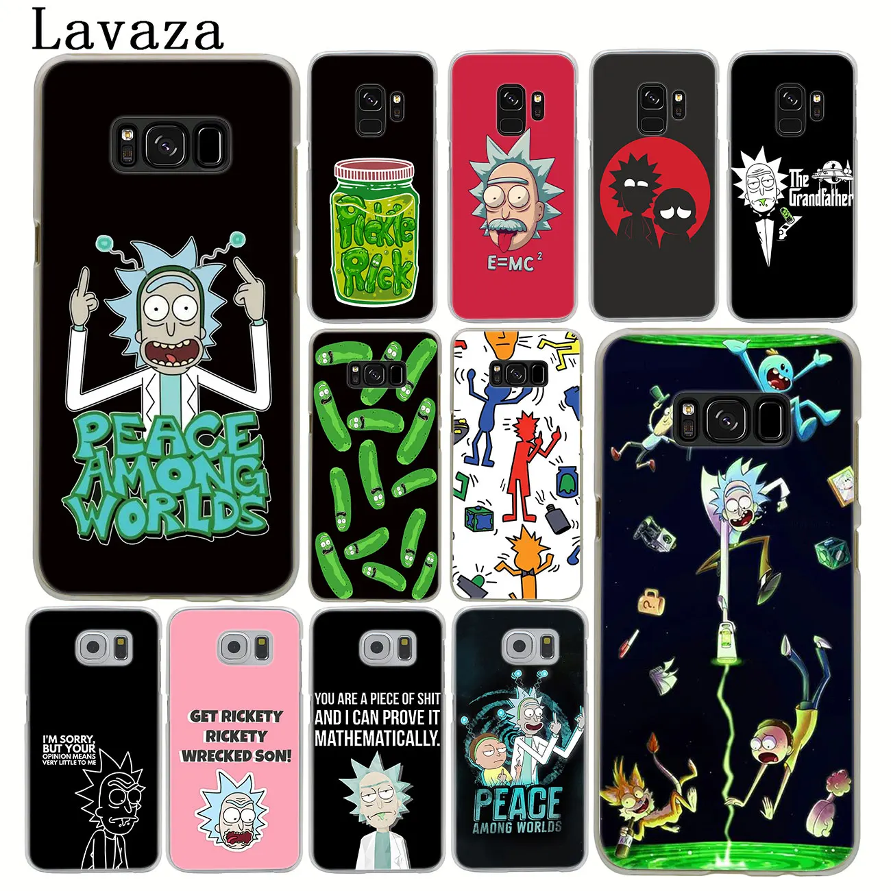 

Lavaza Rick and Morty Phone Case for Samsung Galaxy Note 10 + 9 8 A9 A8 A7 A6 Plus 2018 A3 A5 2015 2016 2017 Cover