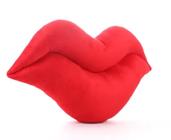 Us 6 86 20 Off Y Red Lips Sofa Cushion Pillow Cushions Birthday Gift Valentine S Lovely Nap In From Home Garden On