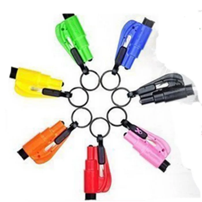 10 ШТ. Брелок Автомобиля Emergency Rescue Tool Стекло Выключатель Ремня безопасности Cutter