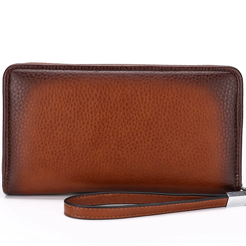 2019 Luxury Male Leather Purse Men's Clutch Wallets Handy Bags Business Carteras Mujer Wallets Men Black Brown Dollar Price 2019 Luxury Male Leather Purse Men's Clutch Wallets Handy Bags Business Carteras Mujer Wallets Men Black Brown Dollar Price