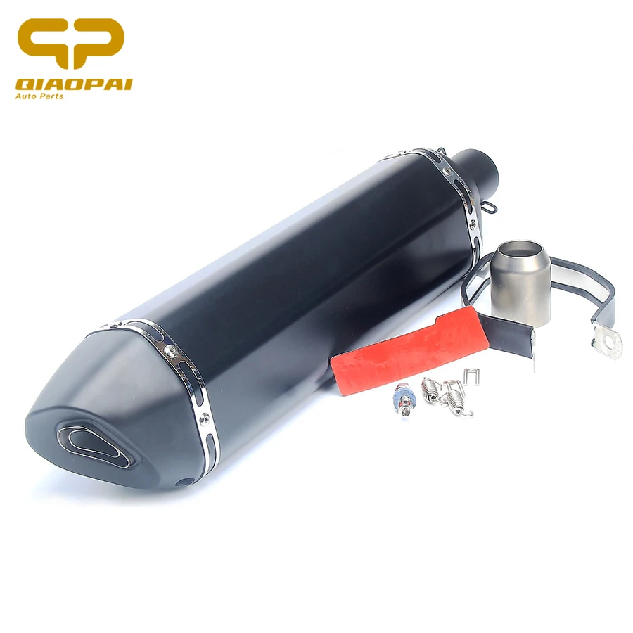 

Akrapovi Exhaust Motorcycle 570mm Modified Carbon Fiber Exhaust Pipe Muffler Escape Moto GW250 Z750 Z800 For Dirt Bike Scooter