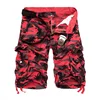 Camouflage Loose Cargo Shorts Men 2022 Summer Military Camo Short Pants Homme Cargo Shorts US size ► Photo 3/6