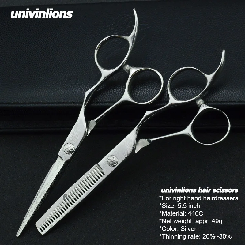 5.5/6.0 Hairdressing scissors Japan steel barber shears cutting shears salon thinning scissors kit salon hair cutting tools set