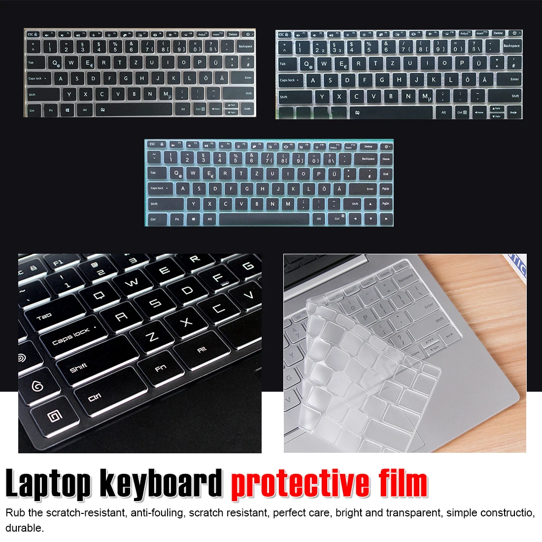 

Laptop Keyboard Cover Protective Liquid crystal film For Xiaomi Mi Notebook Air 12.5 13.3 Pro15.6 Skin