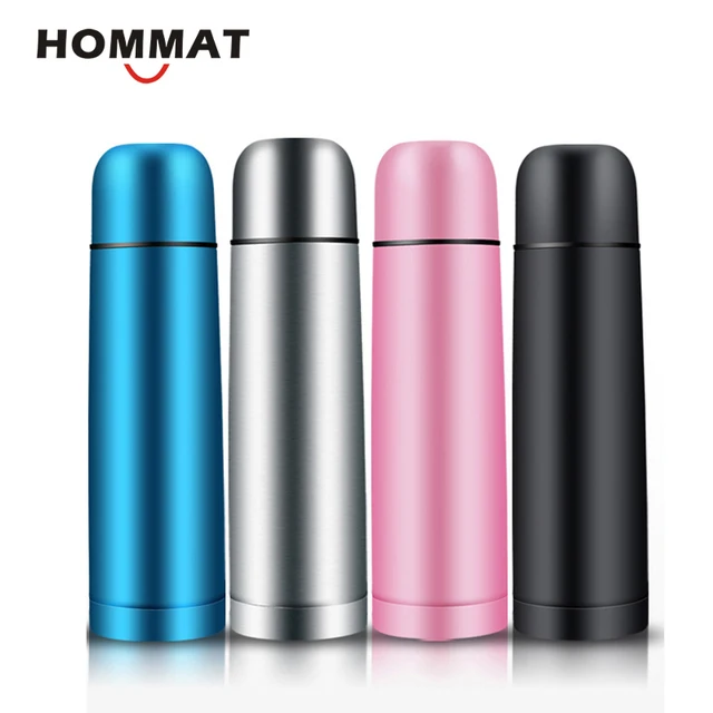 HOMMAT Thermos Flask Stainless Steel Thermo Cup Travel Mug