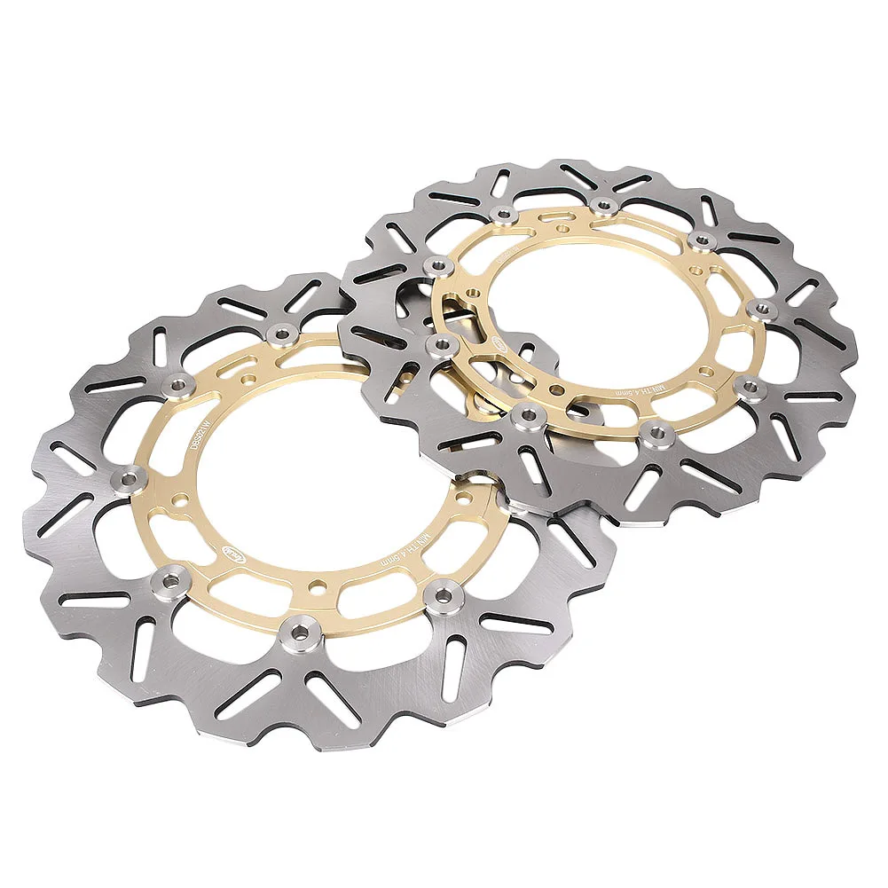 Front Brake Disc Disk Rotors For Yamaha YZF R6/R1 & FAZER 8 ABS & FZ8 ABS & XTZ SUPER TENERE 1200 Pair Mtorcycle Accessories