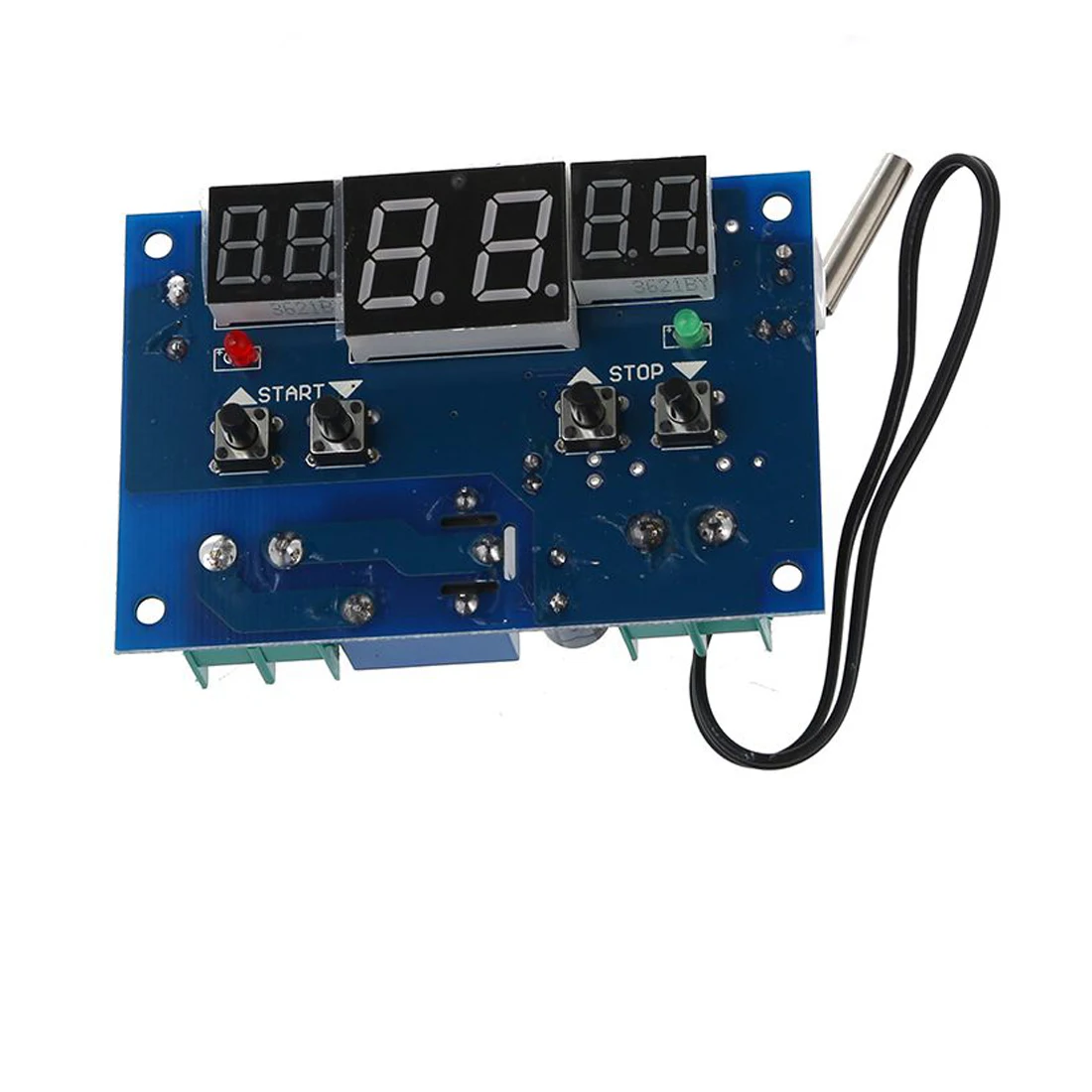DC 12 V/24 V цифровой светодиодный термостат регулятор температуры-9-99C+ датчик температуры