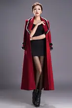 2017 Female china Clothing Outwear Winter Women Long sleeve Fashion Wool coat S-XXXL women long coat