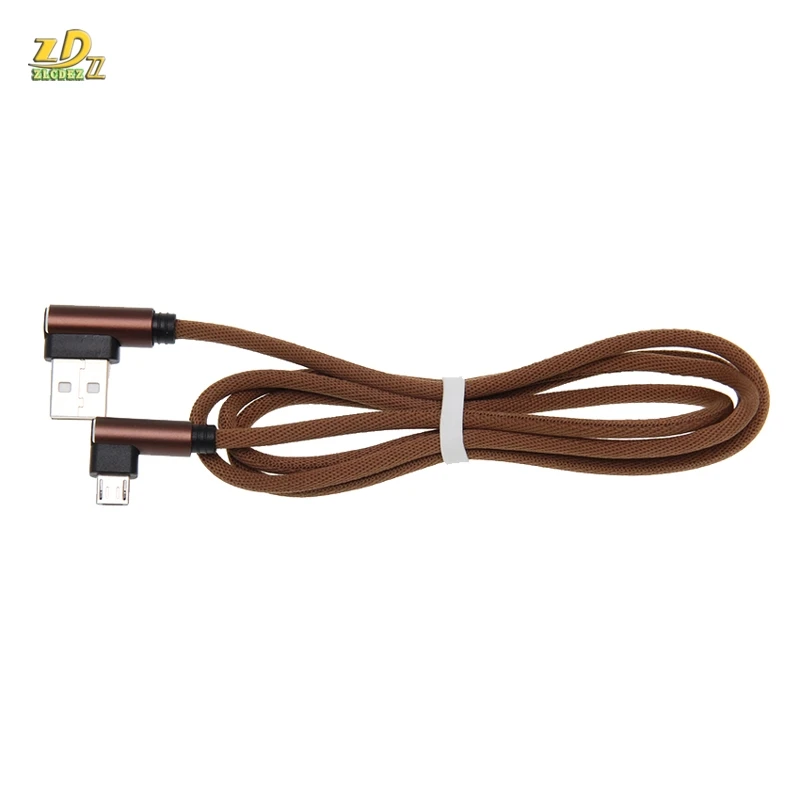 300 шт/лот 0,25 м/1 м/2 м/3 м 90 градусов Плетеный тканевый кабель type-c Micro usb 5pin 8pin кабель для передачи данных для Xiaomi samsung iPhone