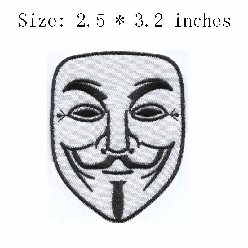 

People face patch 3.2"high embroidery for lopen the mouth/make a noise/smile patch