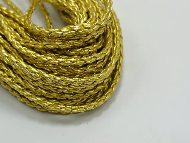 10 м Высокое качество Многоцветный Плетеный Leatheroid шнура 3 мм jewelry браслет DIY Аксессуары