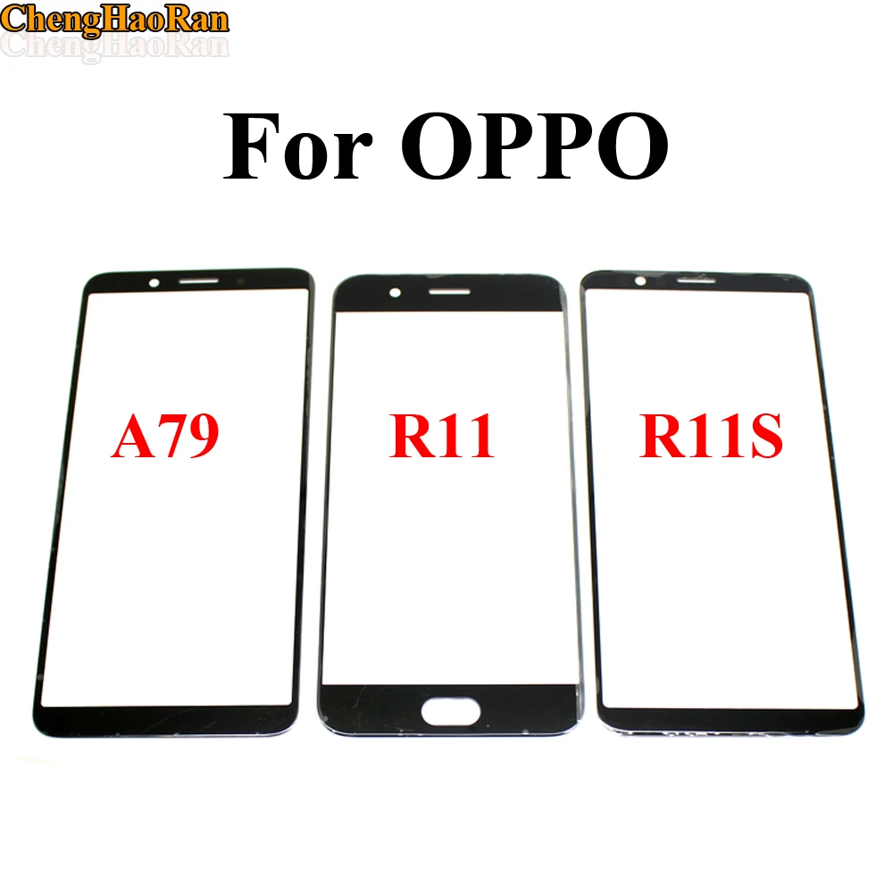 ChengHaoRan New Outer LCD Front Screen Glass Lens Cover Replacement ...