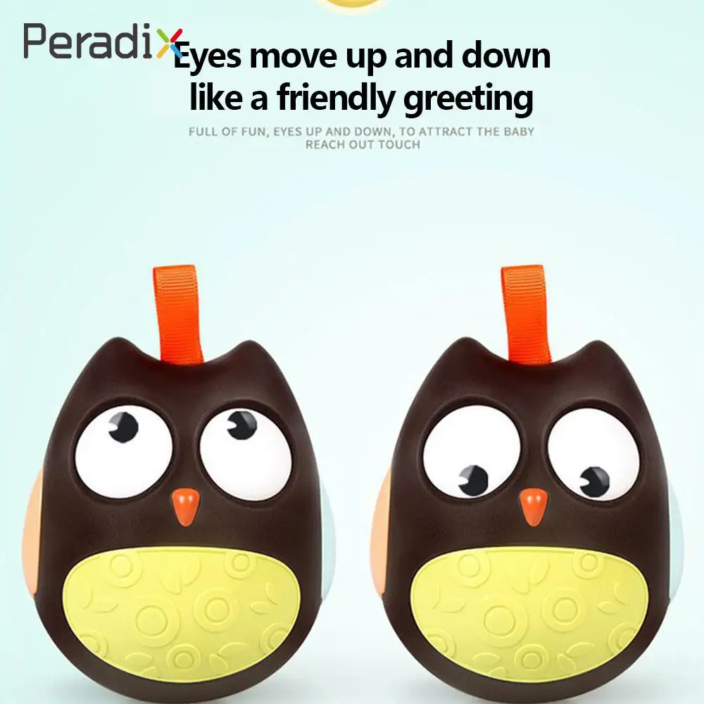 Неваляшка Прекрасный Сова кукла украшения Пластик кивая Сова стакан дрожит Прямая