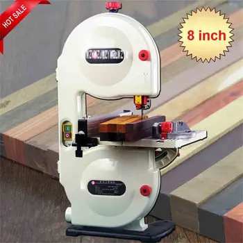 Buy 8-inch Woodworking Band Saw Machine MINI Metal Electric Curve Saw Small Vertical Household Buddha Bead Cutting Machine 220V 350W