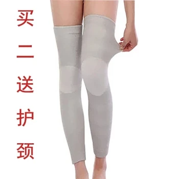 

Bamboo charcoal Extended knee thin type keep warm Leg joint knee protector free shipping