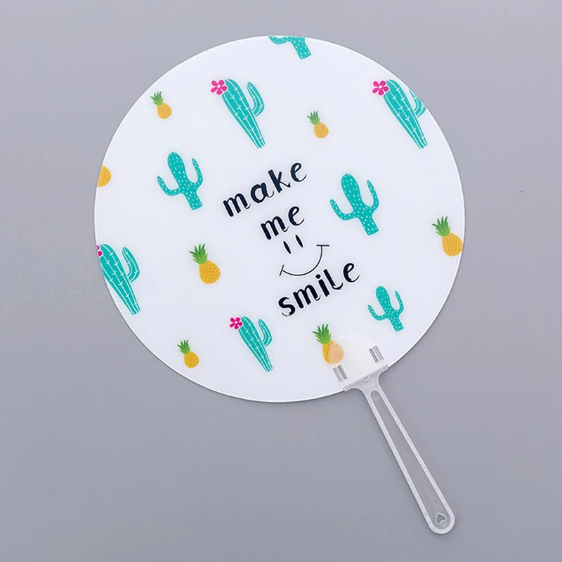 Japanese Style Hand Fan Cute Mini Travel Portable Small Fan Ice Cream Shape Folding Cloth Fan Folding Fan