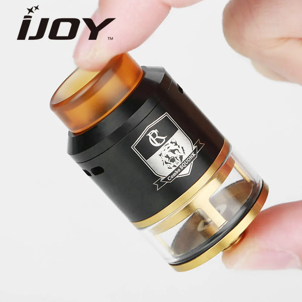 

Clearance Sale! IJOY COMBO Squonk RDTA 4ml Capacity Rebuildable Drip Tank Atomizer for Most Squonk MOD Vape Electric Cigarette