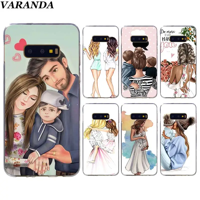 

Baby Mama Girl Phone cases for Samsung Galaxy S10 Plus S10e S8 S9 Plus S6 S7 edge A50 Note 8 9 TPU Soft Silicone case