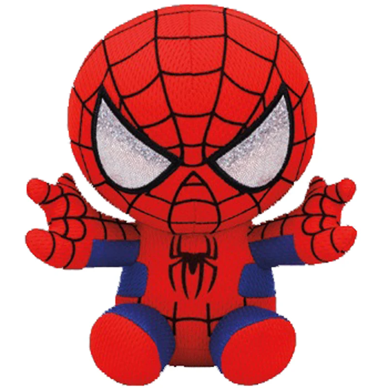 

Ty Beanie Boos Stuffed & Plush Marvel Super Hero Spiderman Toy Doll 6" 15cm