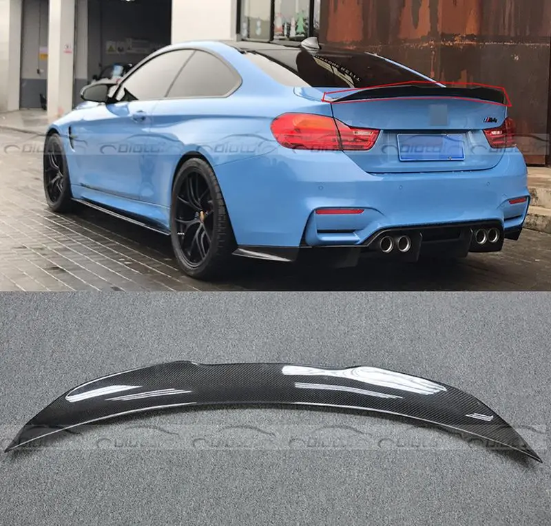 

PSM Style Carbon Fiber Rear Trunk Lip Splitter Wings Boot Spoiler for BMW F82 M4 Coupe F83 M4 Convertible