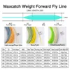 Maximumcatch 100 футов 3wt - 8wt двухцветная Летающая линия WF с двумя сварными петлями ► Фото 3/6