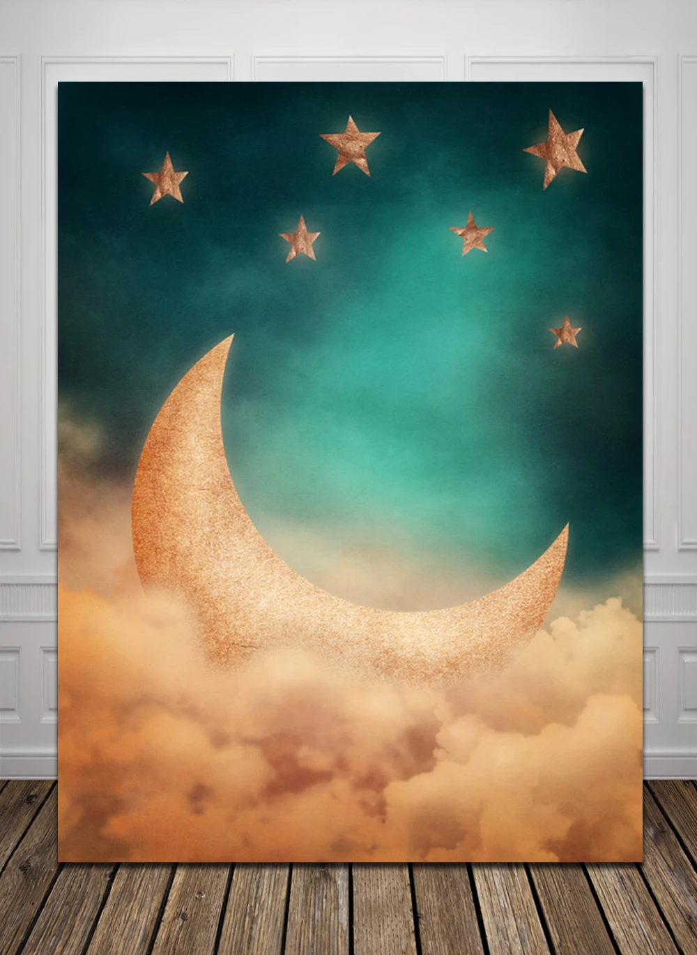 

HUAYI moon newborn birthday party Computer Printed Photography Backdrop D1674