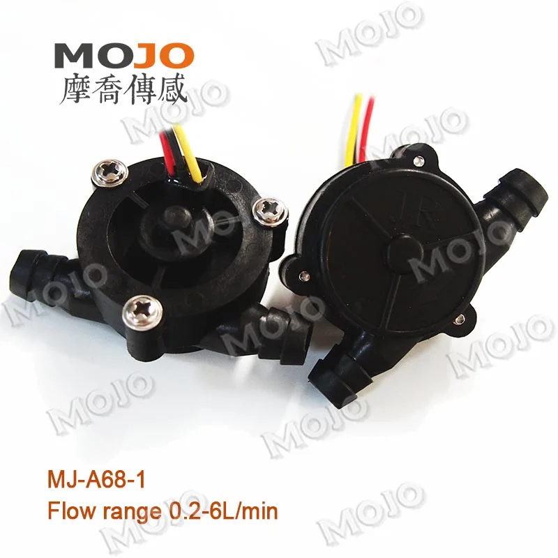 MJ-A68-1 0.2-6L/min 10% Accuracy Water Flow Sensor Coffee Machine 8MM Diameter