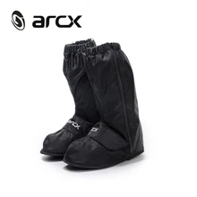 ARCX/мотоциклетная водонепроницаемая обувь для дождливой погоды с регулируемой герметичностью; Многоразовые водонепроницаемые Нескользящие черные ботинки для дождливой погоды
