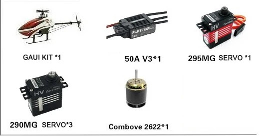 Радиоуправляемый вертолет Запчасти 6CH gaui X3 Наборы 380 самолет combove 2262 - Цвет: Selection four