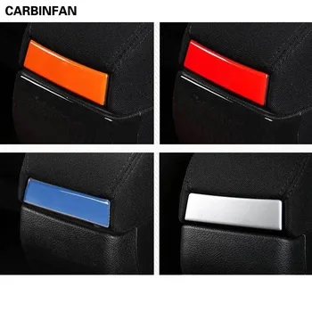 

Front Face Designs Armrest Box Back Sticker Cover Trim Car Styling Accessories Aluminium Sticker For Jeep Renegade 2015 2016