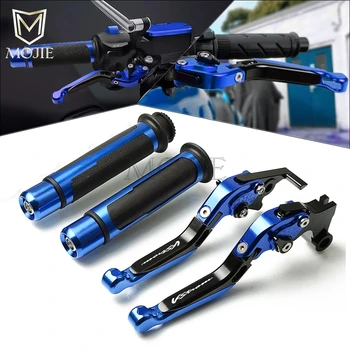 

Motorcycle CNC Adjustable Folding Brake Clutch Levers Handlebar Hand Grips For Suzuki DL650/V-STROM DL 650 V STROM 2011-2012